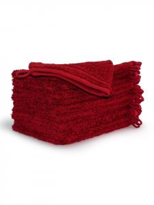 Möve Набор перчаток для стирки New Classic, 10 предметов, рубиновый цвет