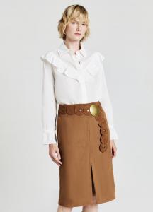 Блуза Calliope ROUCHES RICAMATI, Bianco Lana/White