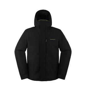 Водонепроницаемая и ветрозащитная утепленная ветровка Men's Timberland, черный/зеленый