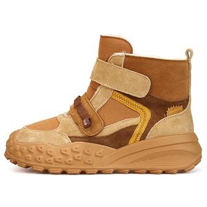 Утепленные высокие короткие ботинки для женщин Joy&Mario, коричневый