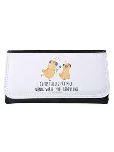 Портмоне Mr & Mrs Panda Damen Mops Verliebt, белый