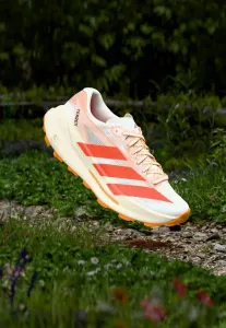 Кроссовки для трейлраннинга agravic tt Adidas Terrex, Footwear White/Impact Orange/Reflective Silver-Coloured