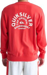 Мужская толстовка свободного кроя с круглым вырезом QUIKSILVER, красный
