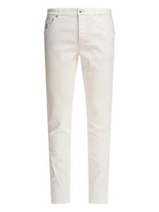 Брюки с нашивкой-логотипом Brunello Cucinelli, белый