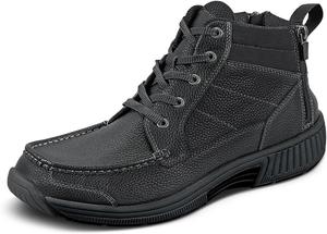 Мужские ортопедические кожаные ботинки Orthofeet Ryder, черный