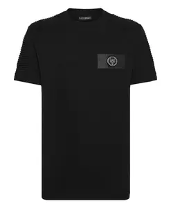 Футболка с круглым вырезом, размер S. Plein Sport, черный