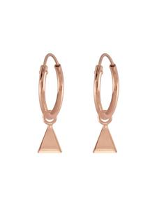 Bungsa Серьги-гвоздики из розового золота