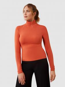 Les Lunes Футболка с длинными рукавами "Стив" оранжевого цвета