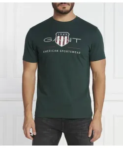 Футболка Regular fit Gant, зеленый