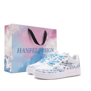 Расслабленный крой, амортизация, нескользящие низкие кроссовки для скейтбординга unisex ANTA, белый