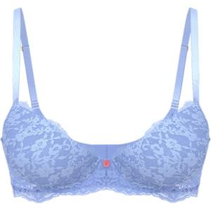 Victoria's Secret Женский бюстгальтер с тиснением Blue