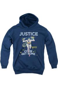 Толстовка с капюшоном DC Comics Get Some Youth Gildan, темно-синий
