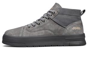 Кроссовки мужские Lifestyle Shoes Men High-Top Gray Jeep