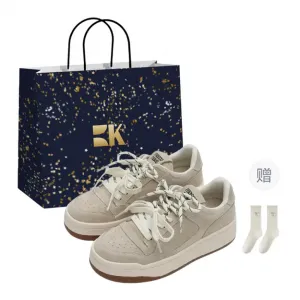 Boldi Kuki Женские противоскользящие износостойкие низкие скейтерские кроссовки Сумка-шопер - Бежевый абрикос, цвет Beige Apricot