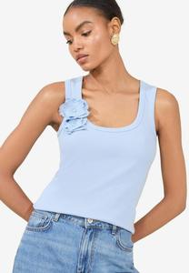 Топ Lipsy FLOWER TRIM DETAIL, Blue/Pink