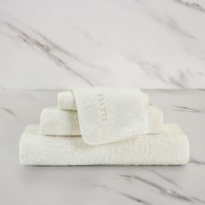 Полотенце Frette однотонное с логотипом 30x30, белый