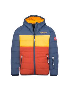 Куртка для лыж/сноуборда Hafjell XT в цвете красная глина/мистический синий Trollkids