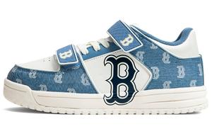 Кроссовки MLB Chunky Liner Lifestyle Shoes Unisex Low-top White/blue, синий