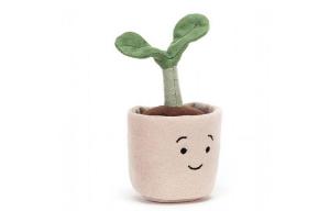 Plant Series Naughty Smile Sprout Dolls M'r'g 12cm Height JELLYCAT