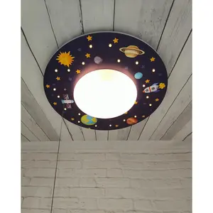 Потолочный светильник Weltall E27 1 шт. высококачественная печать на всей поверхности Niermann, мультиколор