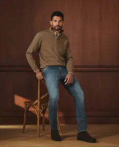 Мужская толстовка с полумолнией и высоким воротником Lloyd'S, серый