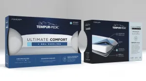 Гелевая охлаждающая подушка Tempur-Pedic, белый