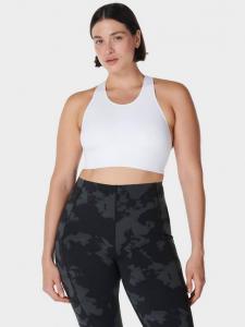 Беспрошивной спортивный бра Stamina Sweaty Betty, White