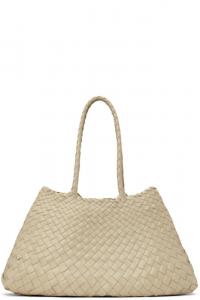 Большая сумка-тоут Santa Croce от белого цвета Dragon Diffusion