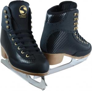 Женские коньки для фигурного катания Jackson Ultima Softec Nova, средняя ширина, Black