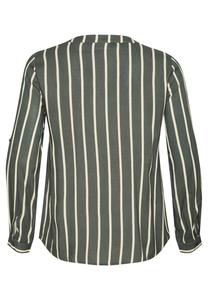 Блуза KCSIDA Kaffe Curve, темно-зеленый