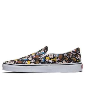 Кроссовки peanuts x classic slip-on 'the gang' Vans, черный