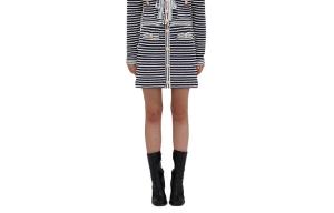Self-portrait Self portrait Casual короткая юбка женская синяя в полоску умеренно короткая юбка-карандаш