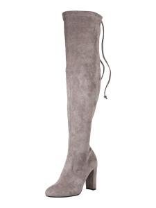 Сапоги выше колена ABOUT YOU Over the Knee Boots Liya, серый