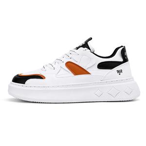 Низкие мужские кроссовки NANJIREN, White Orange