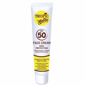Malibu, Tropic, Face Cream SPF50, Крем для лица, 40мл