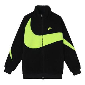 Куртка Nike Big Swoosh Double Sided Jacket polar fleece Japan limited Black (Asia Sizing), черный