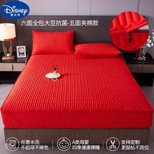 Disney Простыня на резинке шестисторонняя на молнии, 120х200 см + 25 см, цвет Supreme Lucky Red