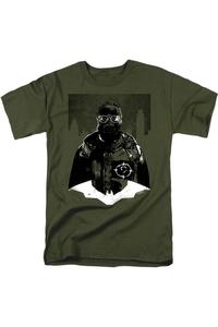 Футболка с коротким рукавом для взрослых «Бэтмен Нуар Риддлер» Gildan, хаки