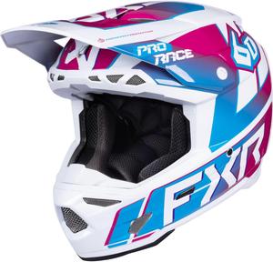 Шлем FXR ATR-3 Carbon, Blue Razz White