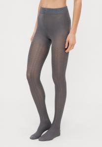 Тайтсы Anna Field SOFT MODAL BLEND CABLE KNIT TIGHTS 2 PACK, Black/Dark Grey/Black