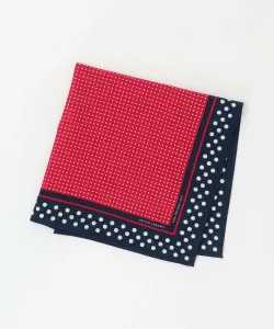 Бандана в горошек United Arrows, цвет Red