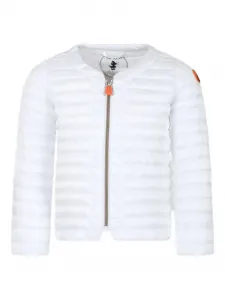 Стёганая куртка на молнии Save The Duck Kids, белый