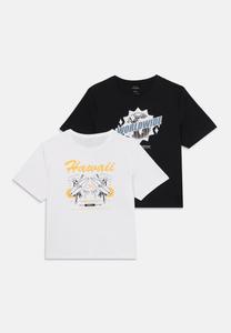 Футболка с принтом NKMVILOGO 2 PACK Name it, черный