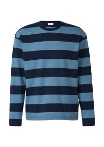 s.Oliver Лонгслив в цвете Marine Blue, Cobalt Blue