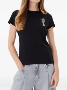 Футболка с аппликацией Boss, черный