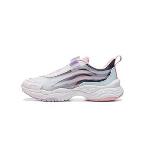 LINING YOUNG Кроссовки Casual низкие Shock Absorbers Rebound Standard White/Light Sky Blue детские