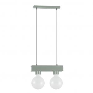 Подвесной светильник Lumicom, 10x20x7,5 см, зеленый