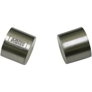 Коллекция SCHÖNER WOHNEN Карнизы для штор - конечная заглушка Заглушка для Ø 20 мм Серия отдельной программы Leon Ø 20 мм Schöner Wohnen-Kollektion, Edelstahl-optik