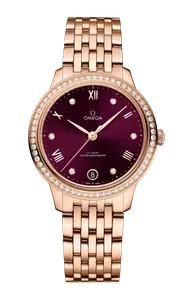 Часы Omega de ville prestige co‑axial master chronometer 34 мм