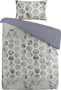 Постельное белье Aventura 100-GB Серое 260см x 220см / 50см x 75см (2 шт.) Kayoom GmbH